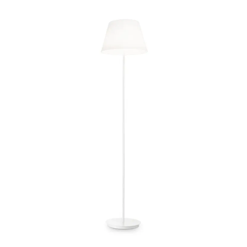 Lampadar Ideal Lux Cylinder Pt2 E27, Alb, 111452, Italia