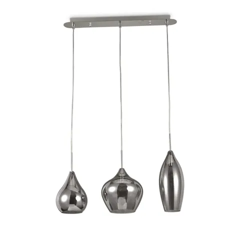 Suspensie Ideal Lux Soft Sp3 Fume' E14, Crom, 111865, Italia