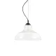 Pendul Ideal Lux Bistro' Sp1 Plate Trasparente E27, Negru, 112336, Italia