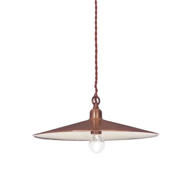 Pendul Ideal Lux Cantina Sp1 Rame E27, Cupru, 112732, Italia