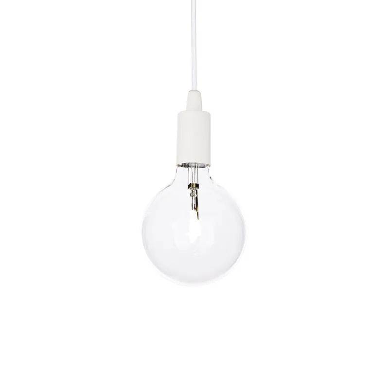 Pendul Ideal Lux Edison Sp1 Bianco E27, Alb, 113302, Italia
