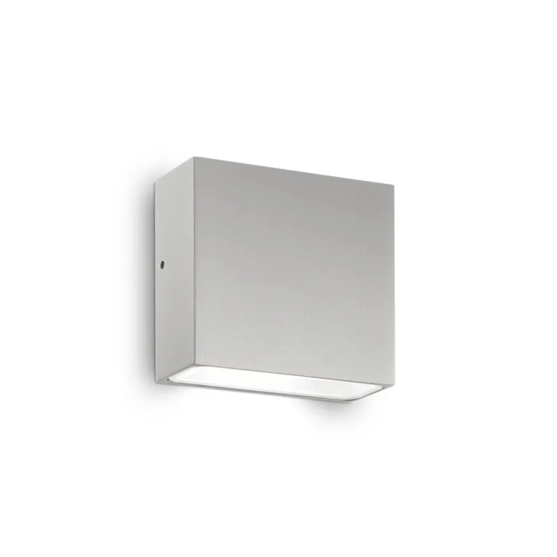 Aplica Exterior Ideal Lux Tetris-1 Ap1 Grigio G9, Gri, 113760, Italia