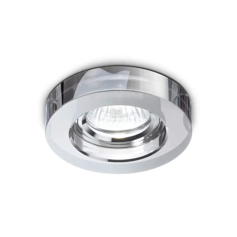 Downlight Standard Ideal Lux Blues Round Fume' Gu10, Crom, 113982, Italia