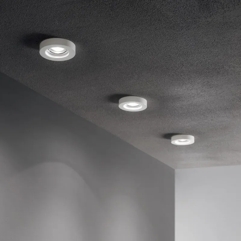 Downlight Standard Ideal Lux Blues Round Bianco Gu10, Crom, 113999, Italia
