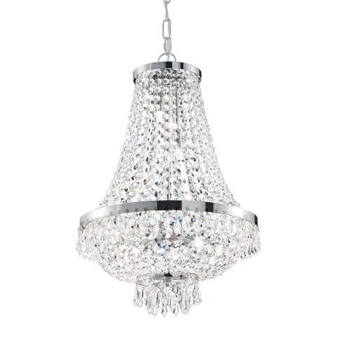 Candelabru Ideal Lux Caesar Sp12 Cromo G9, Crom, 114279, Italia