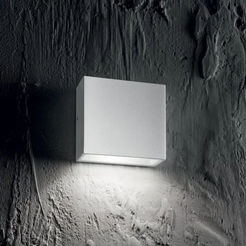 Aplica Exterior Ideal Lux Tetris-1 Ap1 Bianco G9, Alb, 114293, Italia