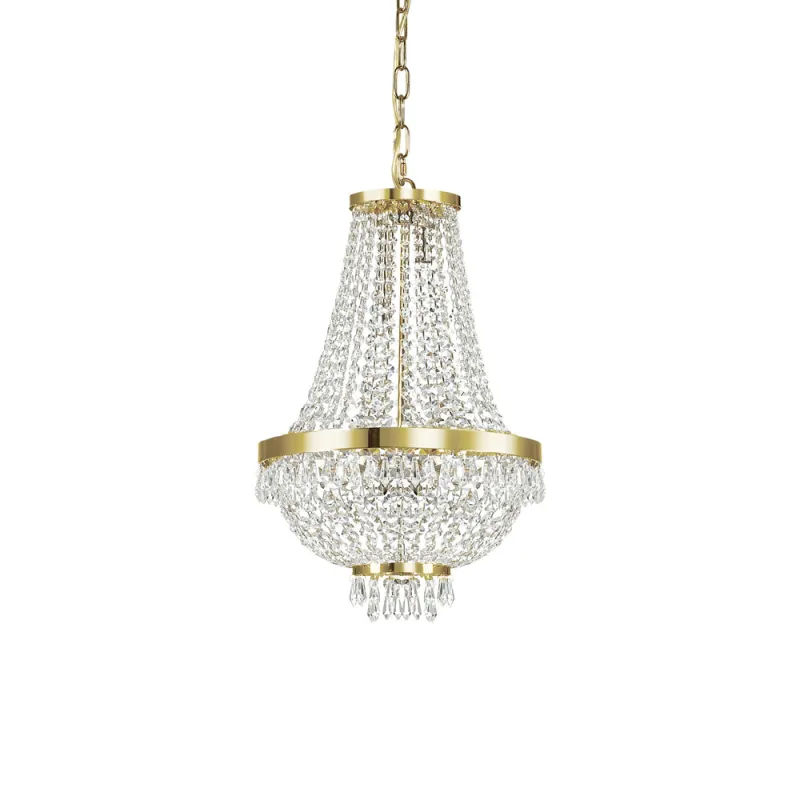 Candelabru Ideal Lux Caesar Sp6 Oro G9, Auriu, 114729, Italia