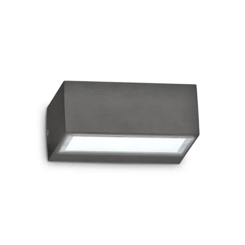 Aplica Exterior Ideal Lux Twin Ap1 Big Antracite G9, Antracit, 115368, Italia