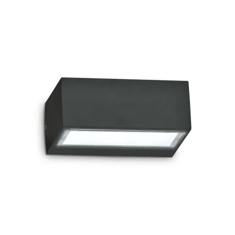 Aplica Exterior Ideal Lux Twin Ap1 Big Nero G9, Negru, 115375, Italia