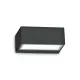 Aplica Exterior Ideal Lux Twin Ap1 Big Nero G9, Negru, 115375, Italia