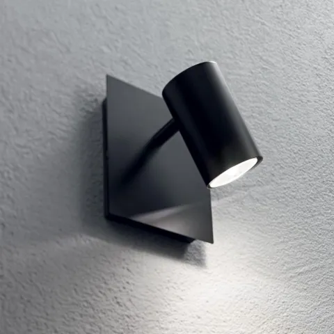 Aplica Tehnica Ideal Lux Spot Ap1 Nero Gu10, Negru, 115481, Italia