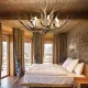 Candelabru Ideal Lux Chalet Sp8 E14, Bej, 115504, Italia