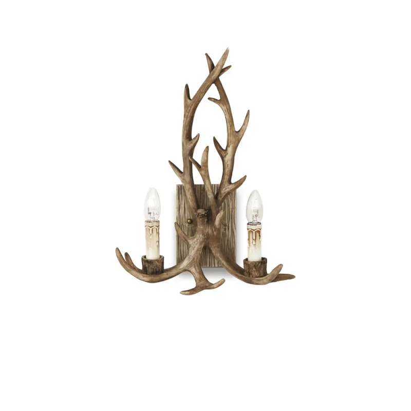 Aplica Ideal Lux Chalet Ap2 E14, Bej, 115511, Italia