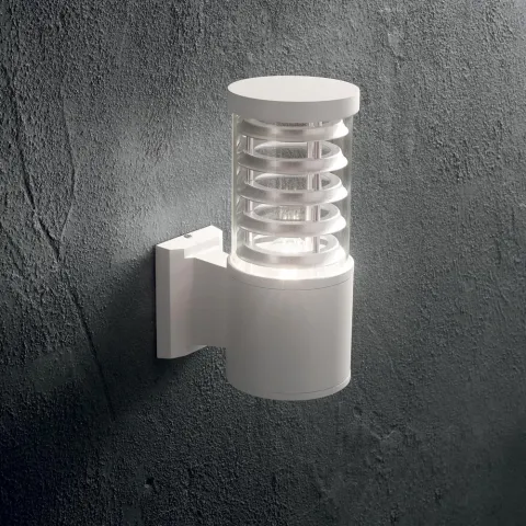 Aplica Exterior Ideal Lux Tronco Ap1 Bianco E27, Alb, 118659, Italia