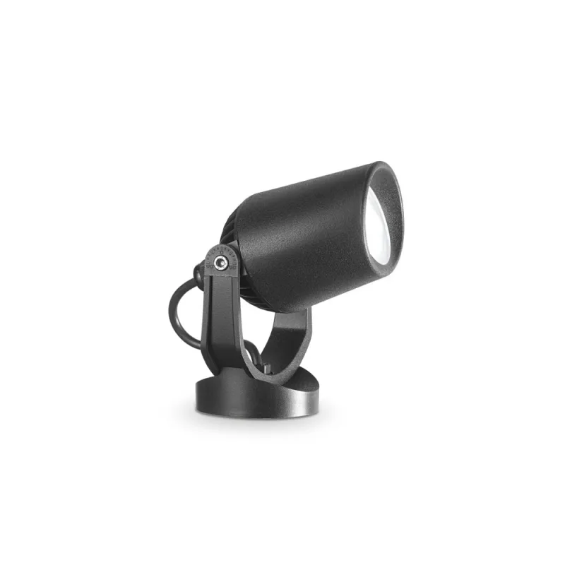Proiector Exterior Ideal Lux Minitommy Pt Nero 4000K Gu10, Negru, 120201, Italia