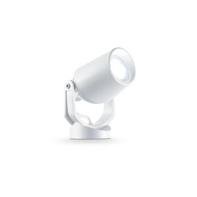 Proiector Exterior Ideal Lux Minitommy Pt Bianco 4000K Gu10, Alb, 120218, Italia