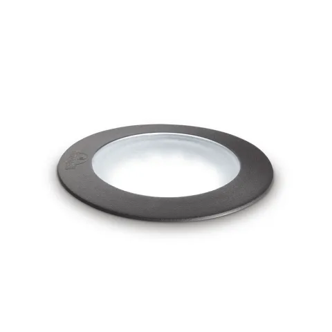 Spot Podea Ideal Lux Ceci Pt1 Round Small Gu10, Negru, 120249, Italia