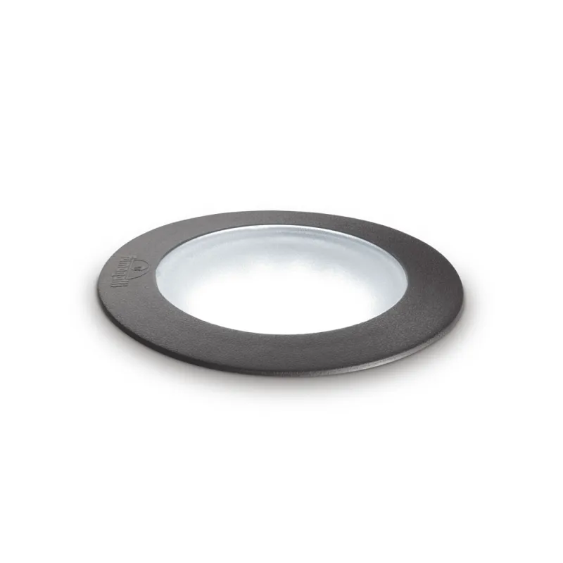 Spot Podea Ideal Lux Ceci Pt1 Round Small Gu10, Negru, 120249, Italia