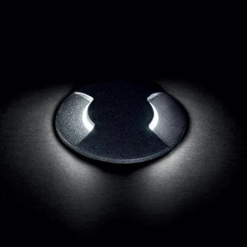 Spot Podea Ideal Lux Cecilia Pt1 Small Gu10, Negru, 120287, Italia
