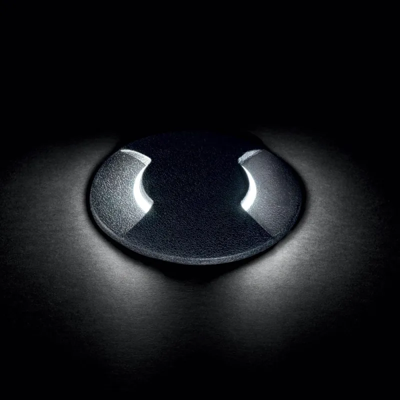 Spot Podea Ideal Lux Cecilia Pt1 Small Gu10, Negru, 120287, Italia