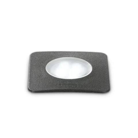 Spot Podea Ideal Lux Ceci Pt1 Square Small Gu10, Negru, 120317, Italia