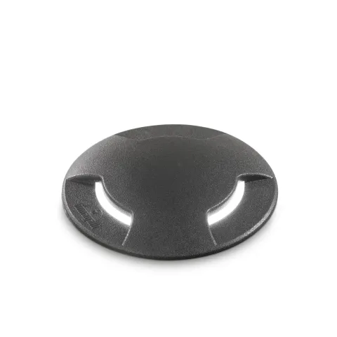 Spot Podea Ideal Lux Cecilia Pt1 Big Gx53, Negru, 120362, Italia