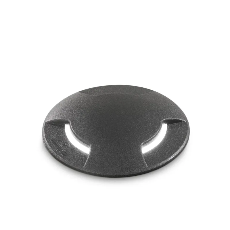 Spot Podea Ideal Lux Cecilia Pt1 Big Gx53, Negru, 120362, Italia