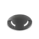 Spot Podea Ideal Lux Cecilia Pt1 Big Gx53, Negru, 120362, Italia