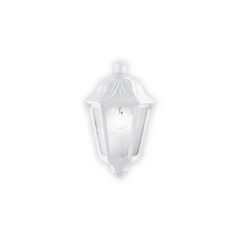 Aplica Exterior Ideal Lux Anna Ap1 Small Bianco E27, Alb, 120430, Italia
