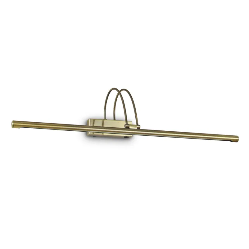 Lampa Backlight Ideal Lux Bow Ap D76 Brunito Led, Auriu, 121147, Italia