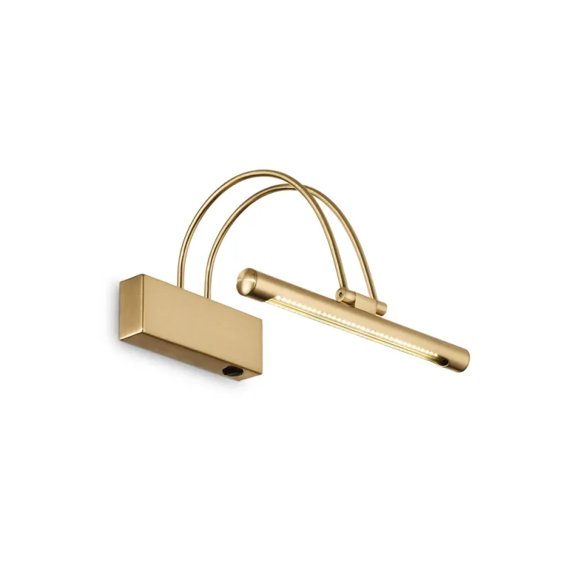 Lampa Backlight Ideal Lux Bow Ap D26 Ottone Satinato Led, Cupru, 121154, Italia