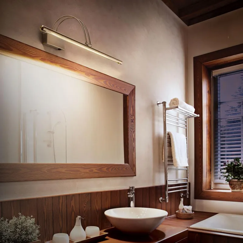Lampa Backlight Ideal Lux Bow Ap D46 Brunito Led, Auriu, 121161, Italia
