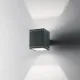 Aplica Exterior Ideal Lux Snif Ap1 Square Antracite G9, Antracit, 121963, Italia