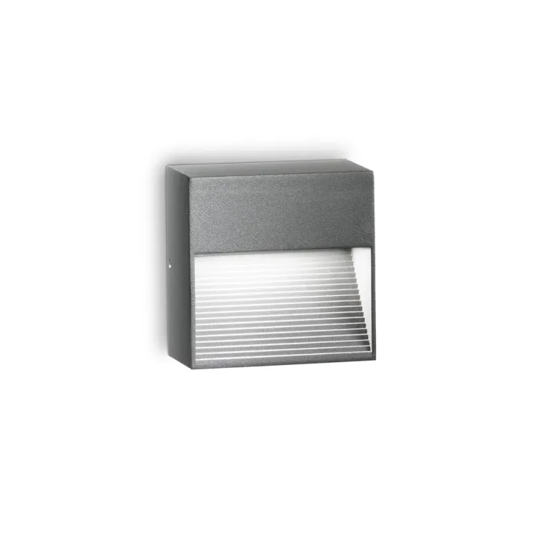 Aplica Scara Incastrata Ideal Lux Down Ap1 Antracite G9, Antracit, 122045, Italia