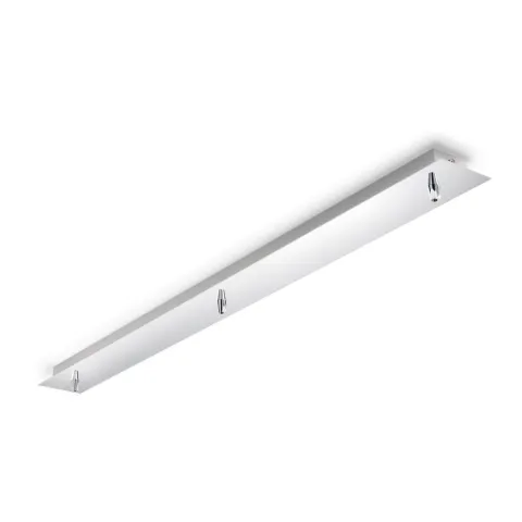 Baza pt Suspensie Rosone Lineare 3 Luci Cromo Gri, 122861, Ideal Lux Italia