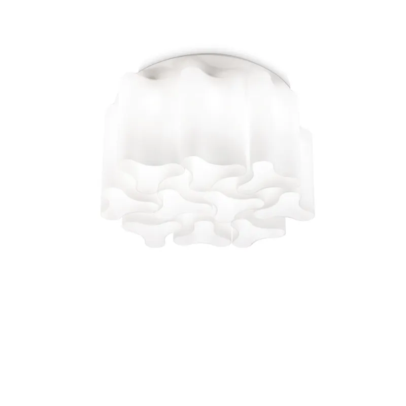 Plafoniera Ideal Lux Compo Pl10 Bianco E27, Alb, 125510, Italia