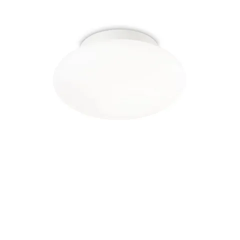 Plafoniera Exterior Ideal Lux Bubble Pl1 E27, Alb, 135250, Italia