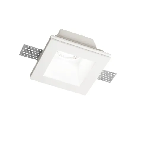 Downlight Standard Ideal Lux Samba Square D70 Gu10, Alb, 139029, Italia