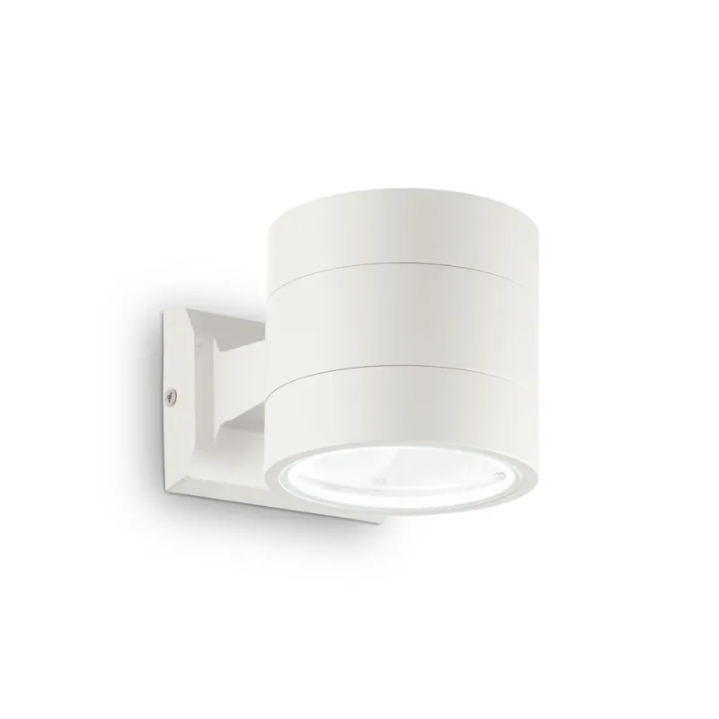 Aplica Exterior Ideal Lux Snif Ap1 Round Bianco G9, Alb, 144283, Italia