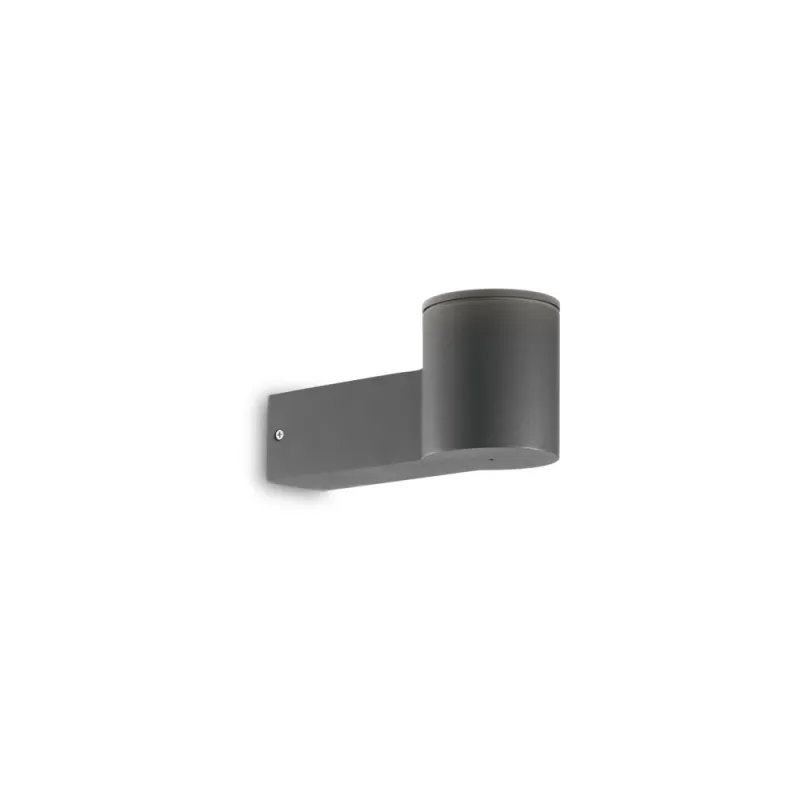 Aplica Exterior Ideal Lux Clio Map1 Antracite E27, Antracit, 145228, Italia