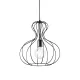 Pendul Ideal Lux Ampolla-1 Sp1 Nero E27, Negru, 148502, Italia