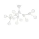 Lustra Plafon Ideal Lux Nodino Pl9 Bianco G9, Alb, 149622, Italia