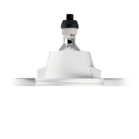 Downlight Standard Ideal Lux Samba Square D60 Gu10, Alb, 150291, Italia