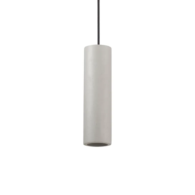 Pendul Tehnic Ideal Lux Oak Sp1 Round Cemento Gu10, Gri, 150635, Italia