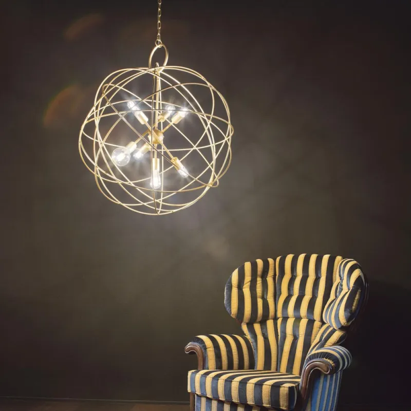 Suspensie Ideal Lux Konse Sp7 E27, Bronz, 156033, Italia