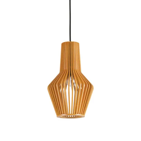 Pendul Ideal Lux Citrus-1 Sp1 E27, Lemn, 159843, Italia