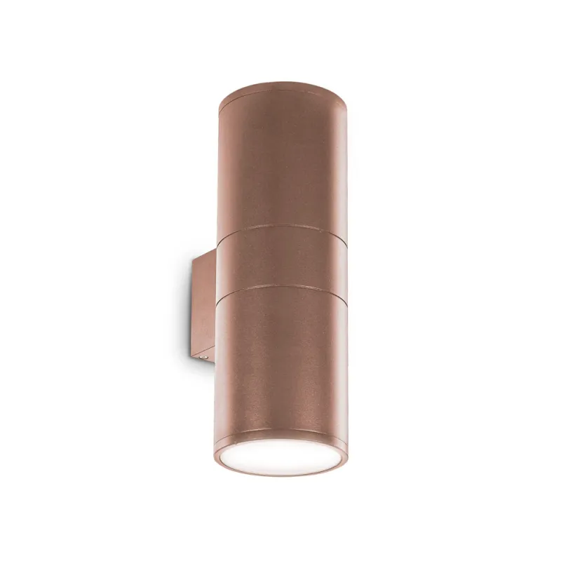 Aplica Exterior Ideal Lux Gun Ap2 Big Coffee E27, Maro, 163611, Italia
