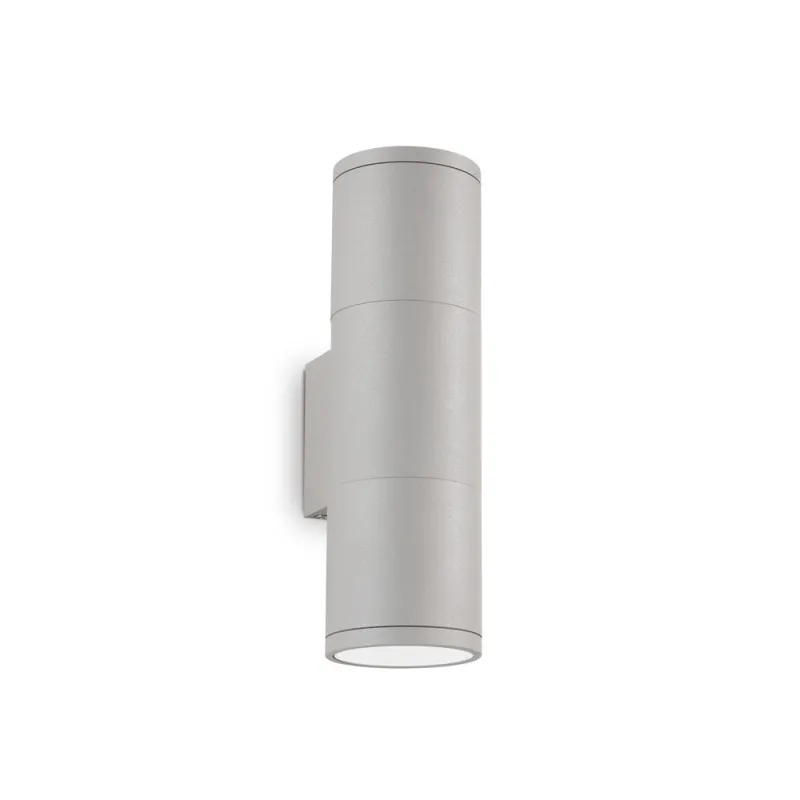 Aplica Exterior Ideal Lux Gun Ap2 Small Grigio Gu10, Gri, 163628, Italia