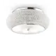 Lustra Plafon Ideal Lux Pasha' Pl14 Cromo E14, Crom, 164991, Italia