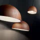 Pendul Ideal Lux Folk Sp1 D40 Rame E27, Negru, 174211, Italia